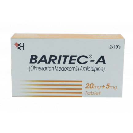 Baritec-A Tablet 5/20mg