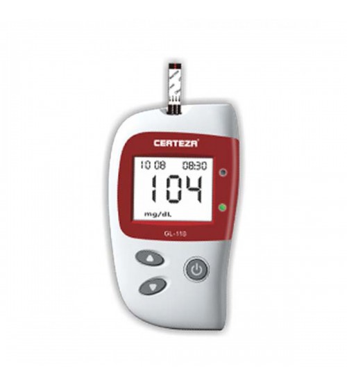 GLUCOMETER  GL-110 ( with 50 strips free )