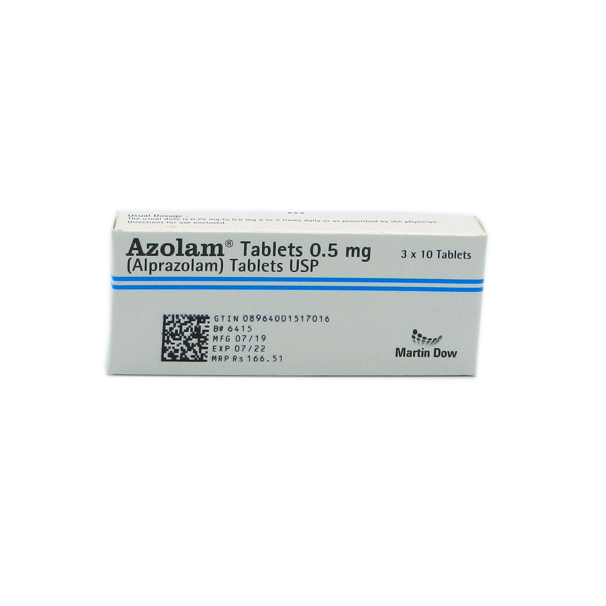 Azolam Tablets 1mg 