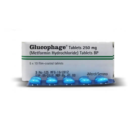 Glucophage Tablets 250mg