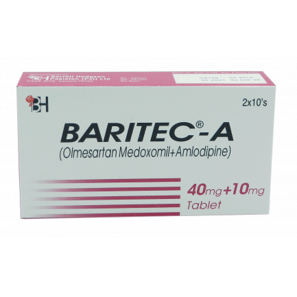 Baritec-A Tablet 10/40mg