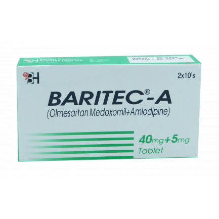 Baritec-A Tablet 5/40mg