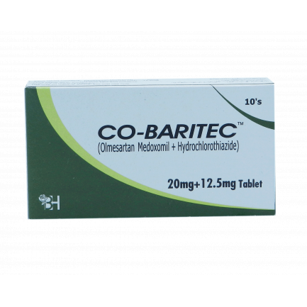 Co-Baritec Tablet 20/12.5mg