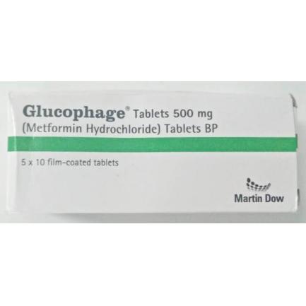 Glucophage 500mg 30s tab