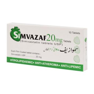 Simvazaf 20mg Tablets 1X10's