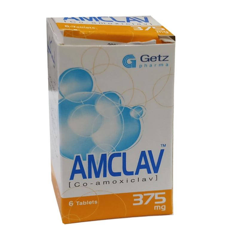 Amclav Tablets 375mg 6's