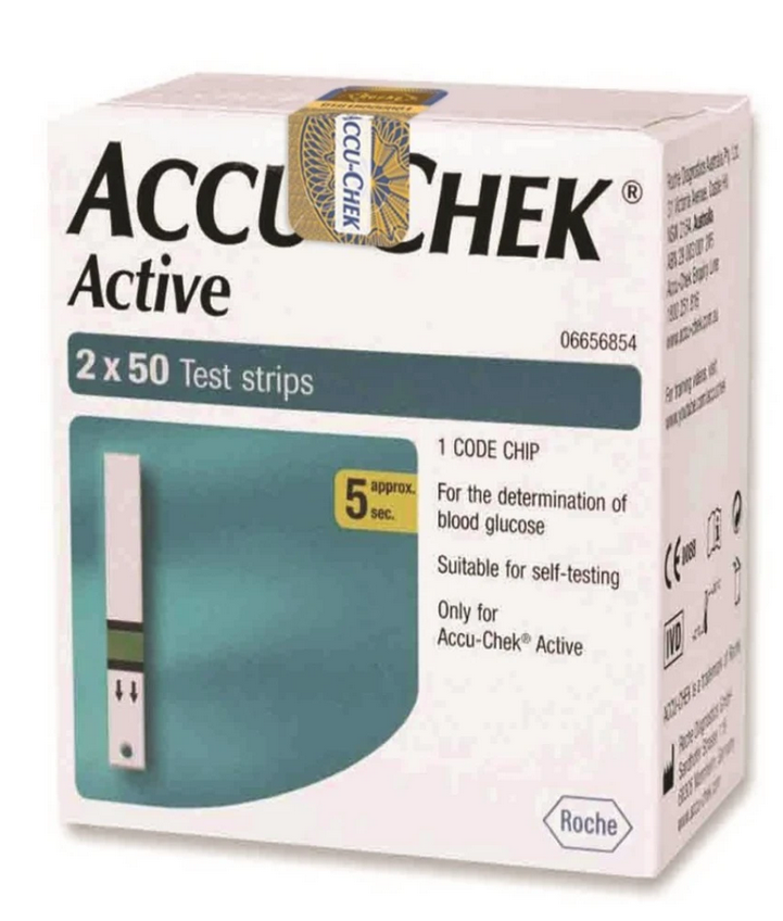 Accu-Chek Active – 2 X 50 Test Strip 