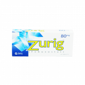 Zurig Tablets 80mg 20's